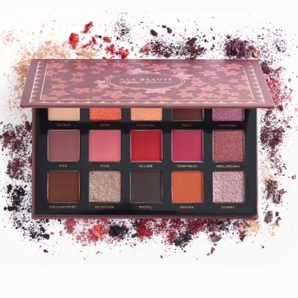 NIB Ace Beaute Mystic Romance Eyeshadow Palette 15 colors